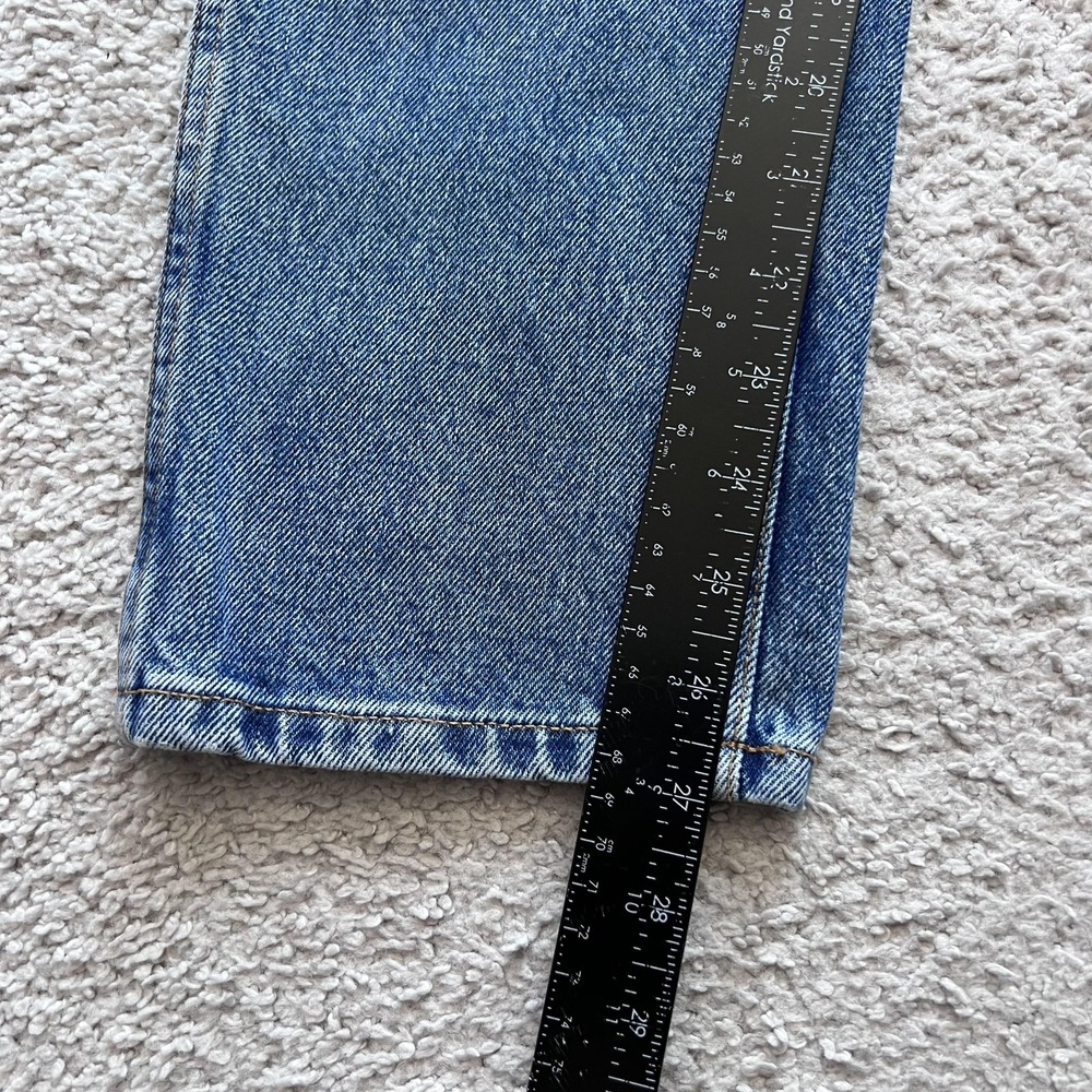 B SIDES Straight Jeans Womens 24 Blue High Rise Medium Wash Denim Made USA - Picture 14 of 16